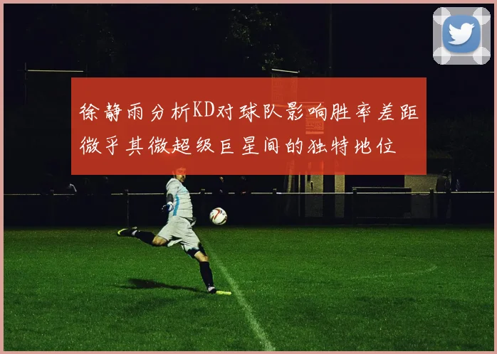 徐静雨分析KD对球队影响胜率差距微乎其微超级巨星间的独特地位